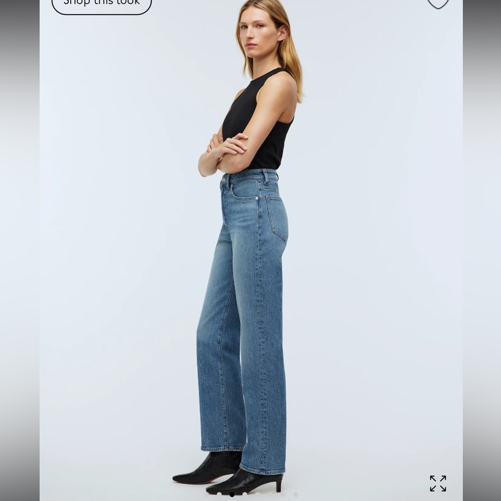Madewell The '90s Straight Jean - Picture 2 of 13